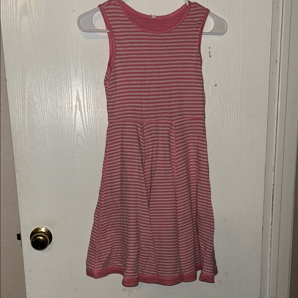 Hanna Andersson Pink Striped Casual Dress